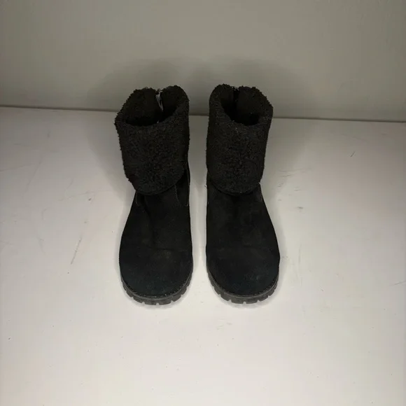 Bjorndal Black Ankle Boots with Fold-Over Cuff - Picture 2 of 7